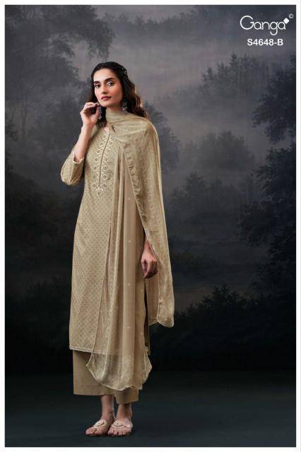 Ganga dvira 4648 Surat dress material online